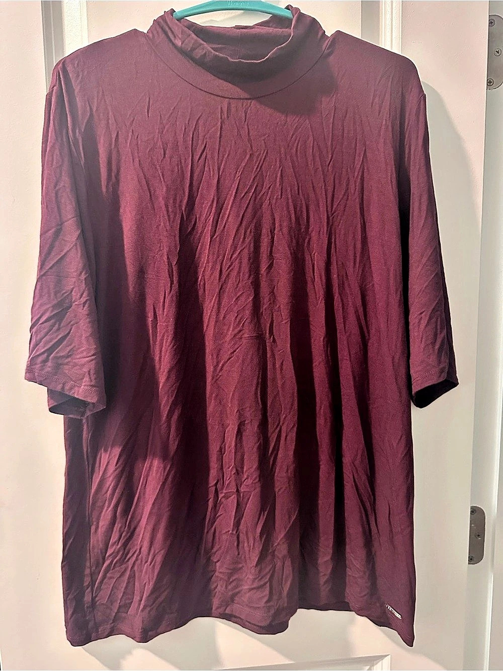 Calvin Klein Women's Burgundy Turtleneck Tunic Like New